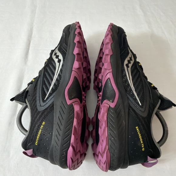 Saucony Excursion TR 15 Shoes Womens Sz 10‎ Black Pink S10668-34 Trail Running - Picture 7 of 16